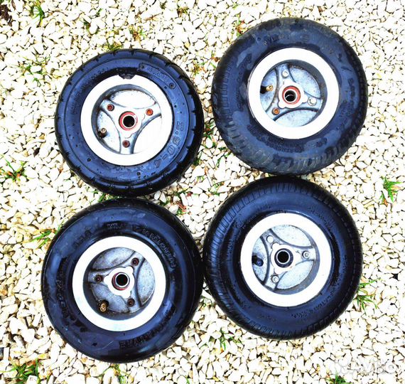 Шина с диском 2.50/2.80-4 электро самокат zappy