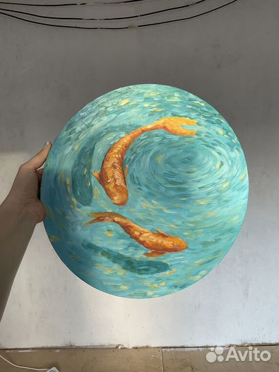 Картина интерьерная круговая Загадай желание