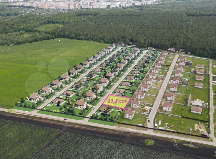 Участок 13,1 сот. (ИЖС)