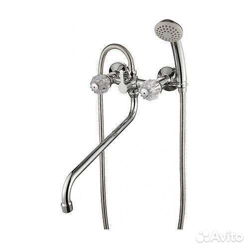 Смеситель для ванны с душем новый Rossinka