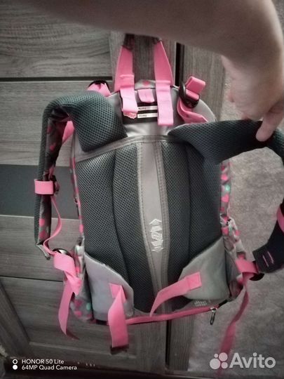 Рюкзак школьный ортопедический для девочки б/у