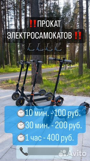 Прокат электросамокатов