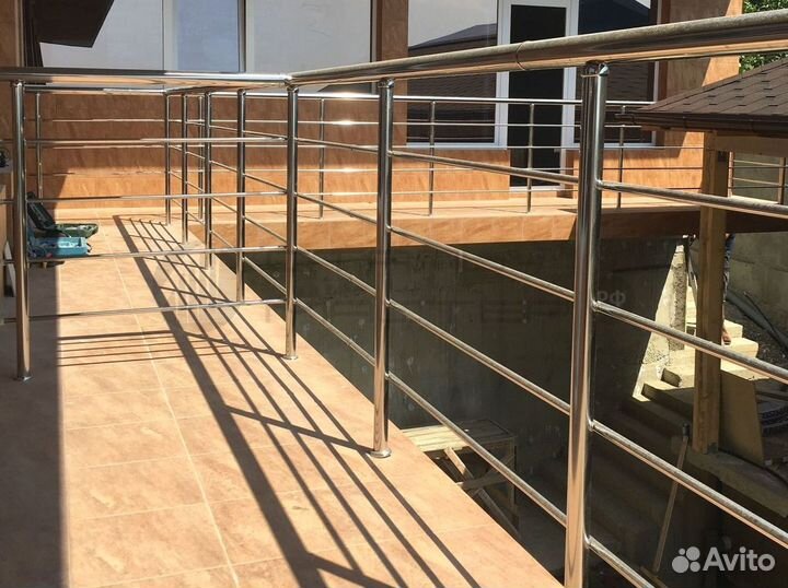 Перила ограждения из нержавеющей стали