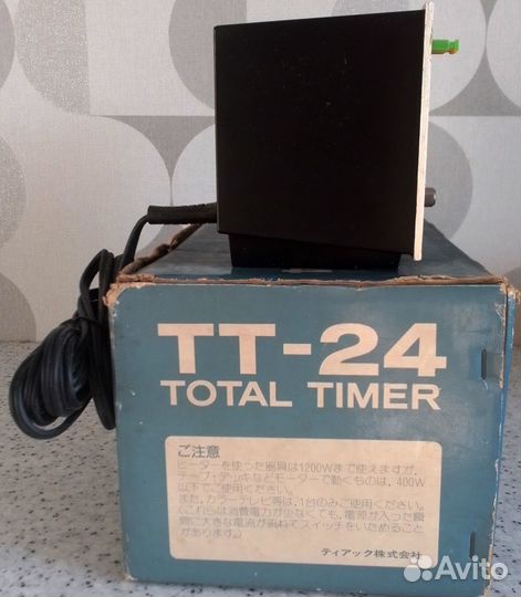 Teac TT-24 – аудиотаймер, шильд, коробка. Япония