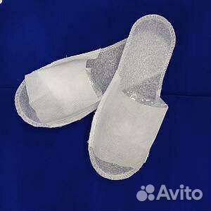 Тапочки процедурные одноразовые с открытым мысом м