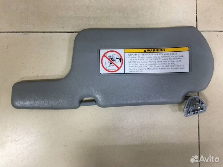 Козырек солнцезащитный внутри Nissan Almera Classic B10 2006-2013