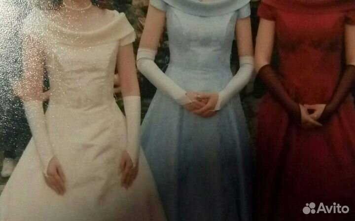 Длинные перчатки без пальцев