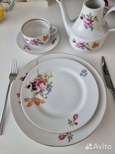 Набор столовой посуды гдр Ilmenau 70гг