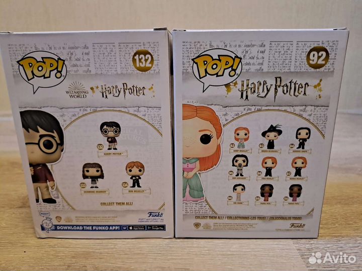 Фигурки Harry Potter Funko Pop новые, оригинальные