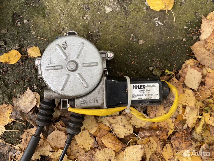 Задние стеклоподъемники на Kia Spectra