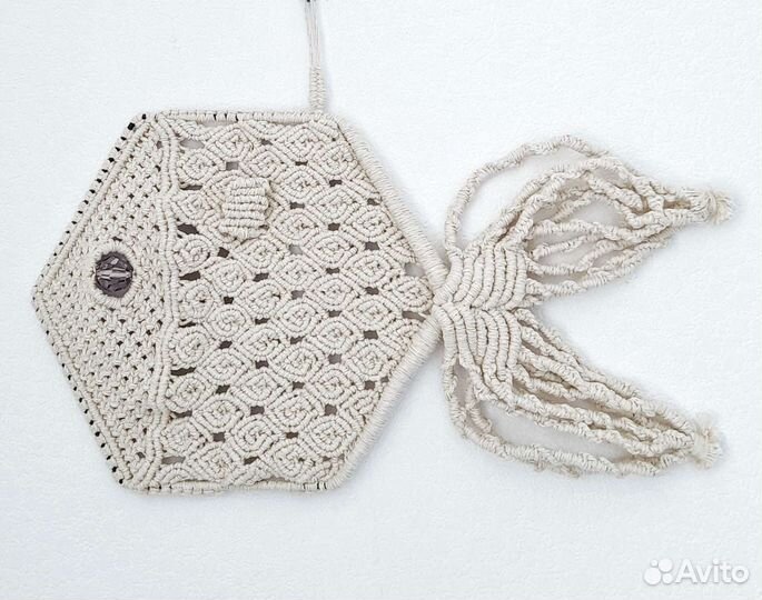 Макраме (панно, кашпо, сувенир, декор для дома)