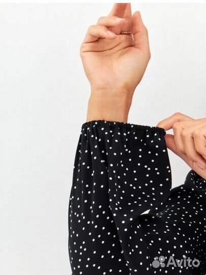 Платье вечернее праздничное в горошек