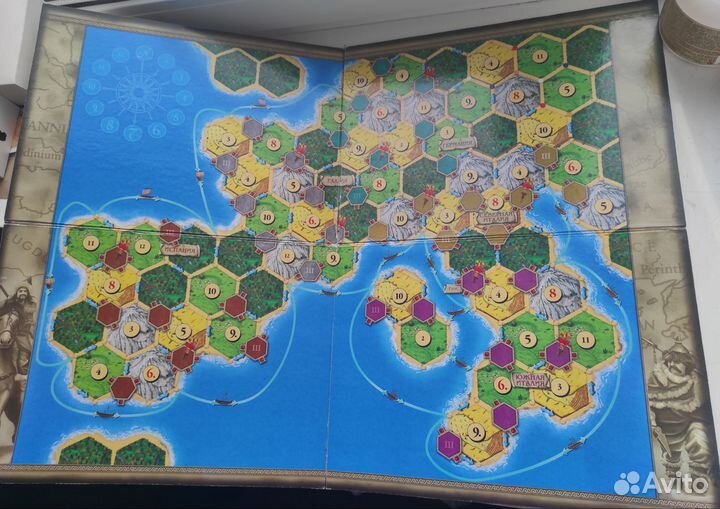 Поселенцы битва за Рим, настольная игра