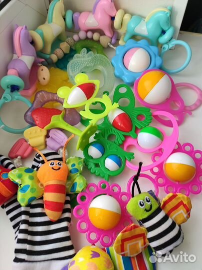 Погремушка и грызунки пакетом