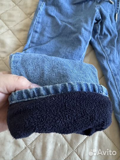 Джинсы утепленные для девочки