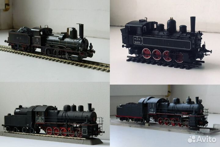 Модели отечественных паровозов. Масштаб H0 1/87