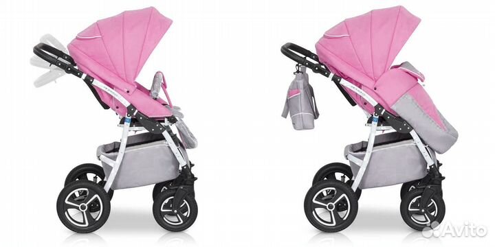 Детская коляска 2 в 1 Riko Angelo