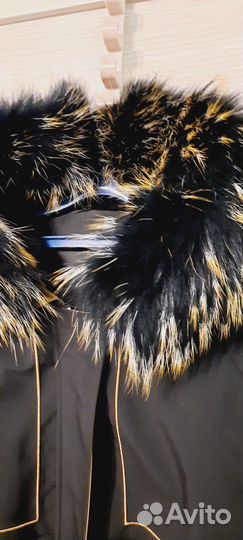 Парка с натуральным мехом