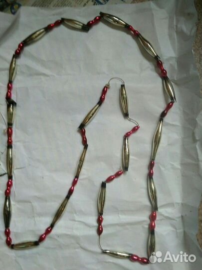 Ёлочные игрушки - бусы