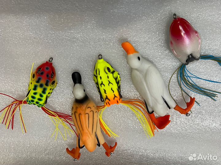 Набор лягушек и уток