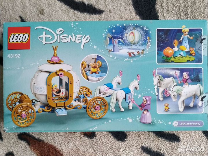 Lego Disney Princess 43192 Карета Золушки
