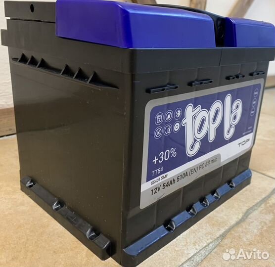 Акб 54 Ач Топла Кубик на getz