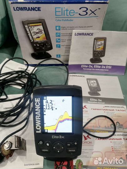 Эхолот lowrance elite 3x