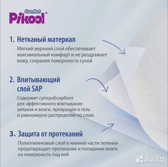 Пеленки одноразовые