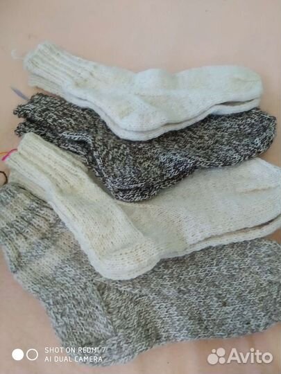 Носки из овечьей шерсти