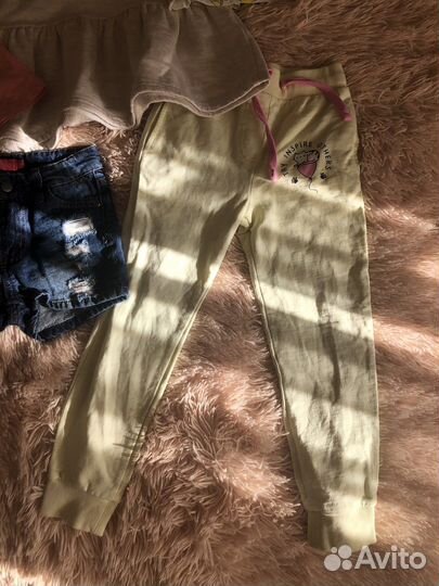 Вещи пакетом на девочку 110 рост и по отдельности