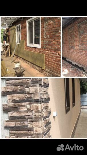 Отделка фасада короед