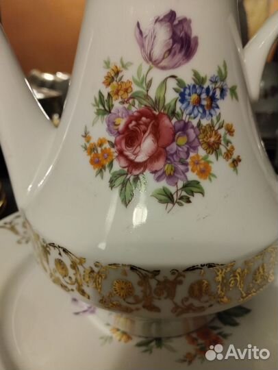 Чайный сервиз MZ фарфор(Чехословакия) винтаж