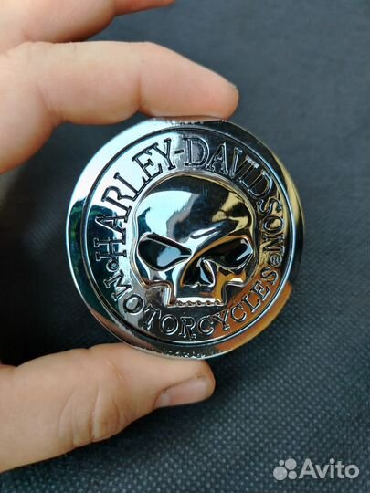 Шильдик Willie g череп Harley Davidson