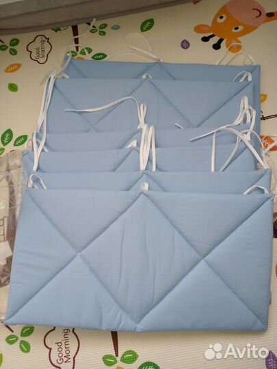 Бортики в детскую кроватку бу