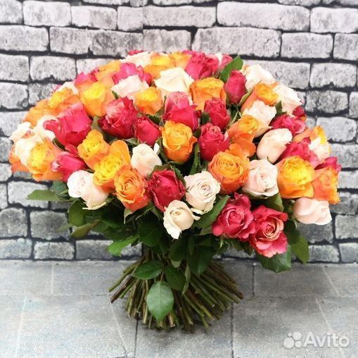 Букет из 25 роз. Подарок девушке