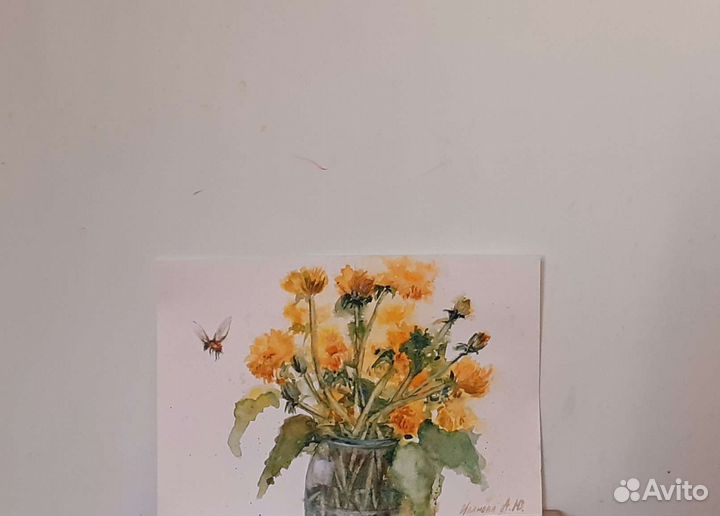 Картина акварелью: 