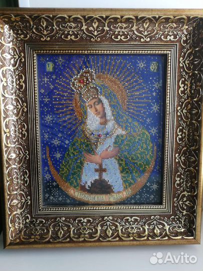 Иконы из бисера ручной работы