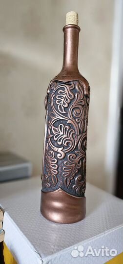 Бутылка коллекционная с пробкой