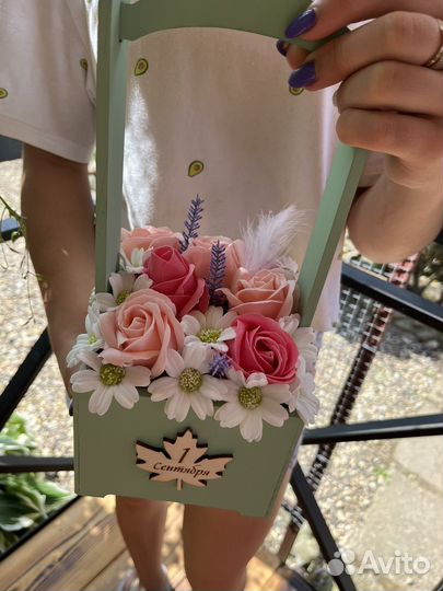 Букет цветов из мыла, 1 сентября