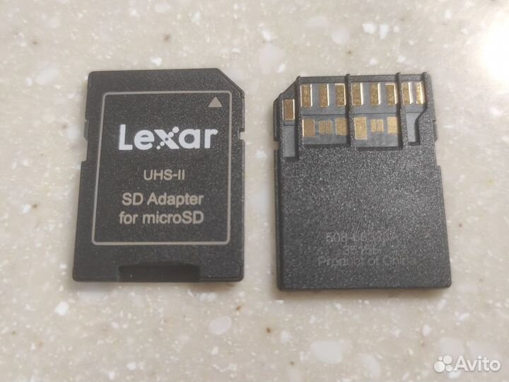 Адаптер Lexar SD UHS-II для карт Micro-SD sdhc/XC