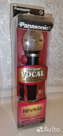 Микрофон Panasonic RP-VK45E9-K
