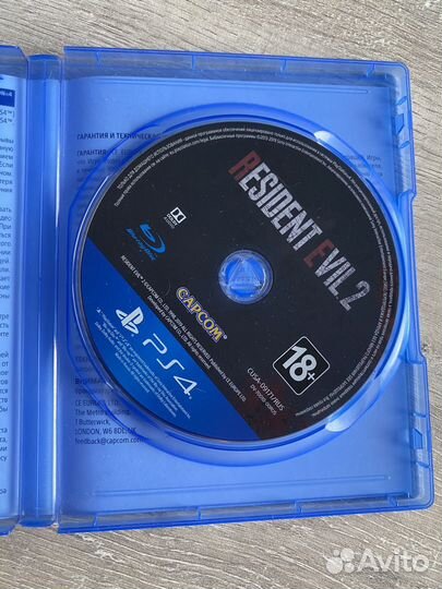Resident evil 2 remake ps4 диск