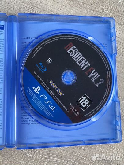 Resident evil 2 remake ps4 диск