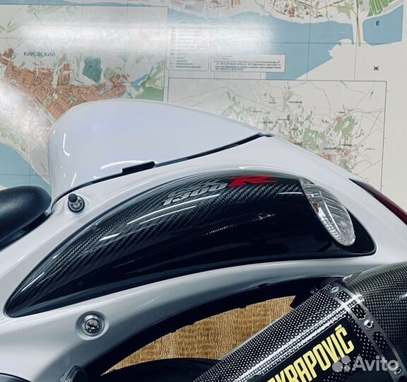 Suzuki hayabusa gen2 вставки зад. обтек. Карбон