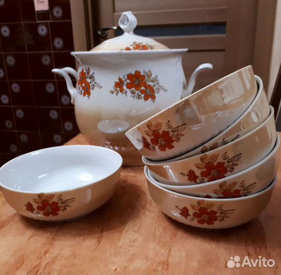 Сервиз столовый времен СССР