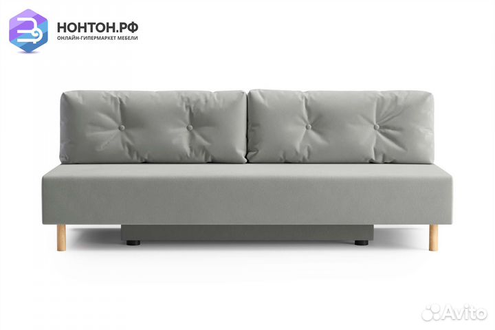 Диван еврокнижка Сайле светло-серый