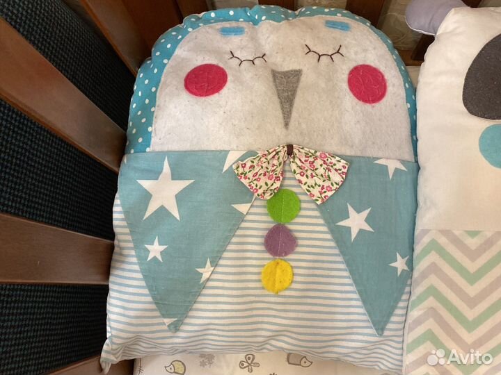 Подушка-бортик lovebabytoys