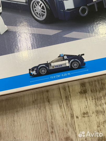Аналог lego (Sluban) полицейская машина новый
