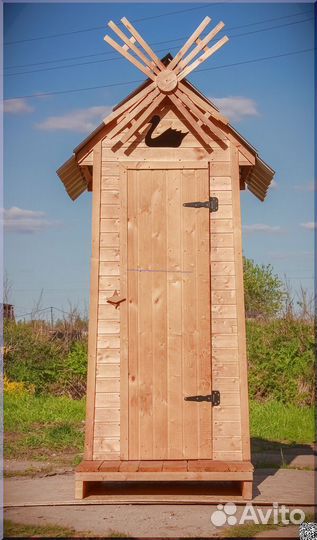 Дачный туалет деревянный TVP567