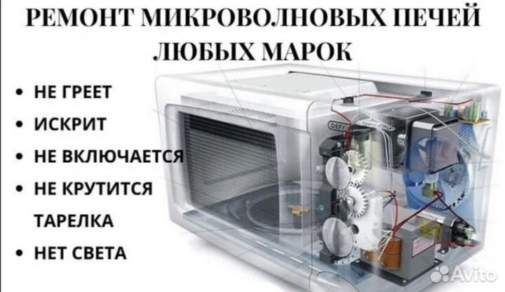 Ремонт микроволновых печей